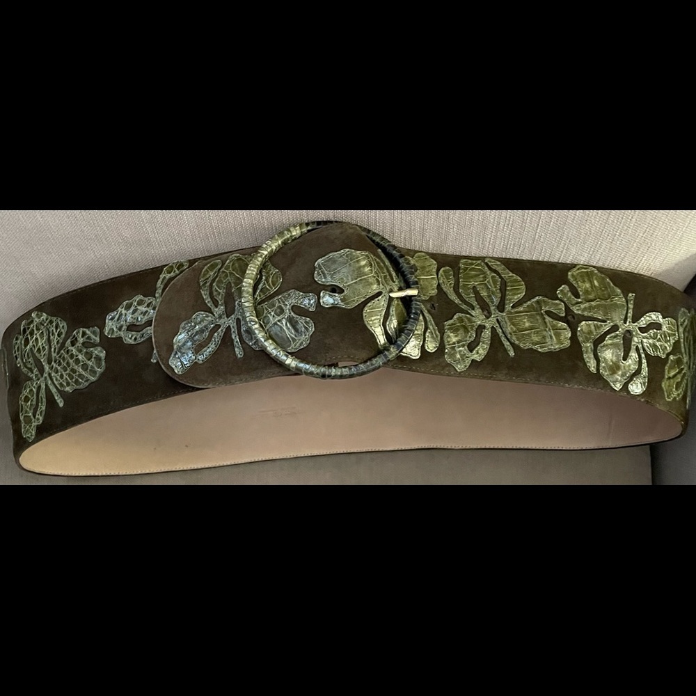 Nancy Gonzalez - Crocodile Leather Belt (Large)